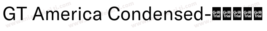 GT America Condensed字体转换